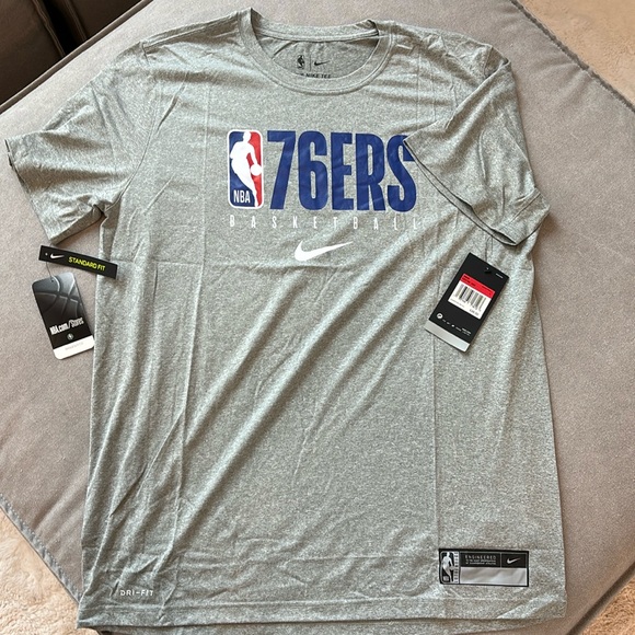 NBA Dri-Fit (never worn) 76ers T-shirt - Picture 1 of 3